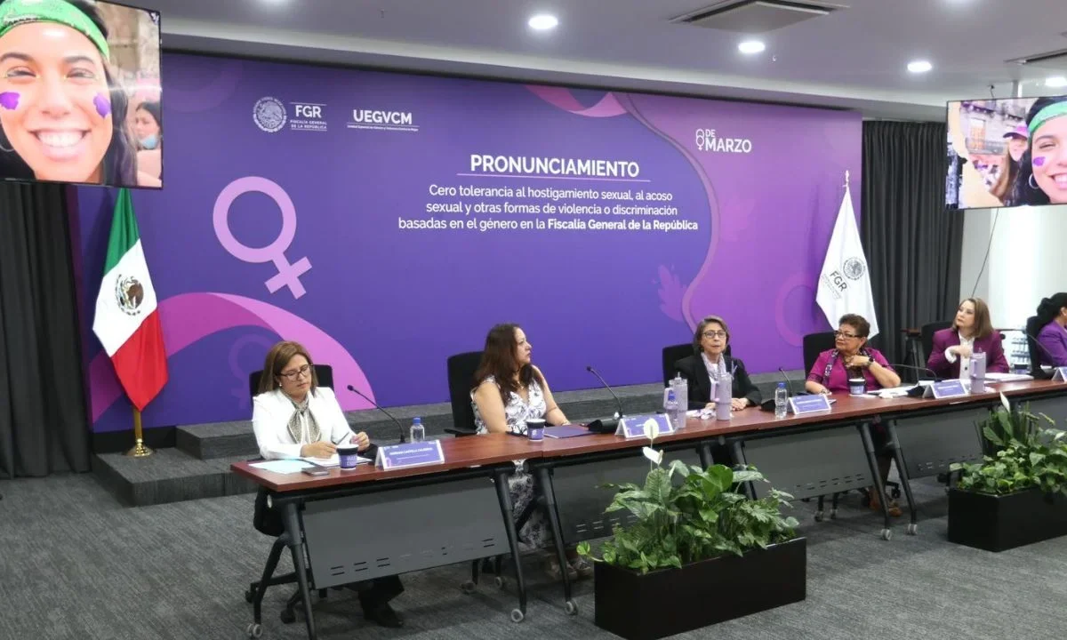 La FGR reiteró su compromiso institucional para prevenir y erradicar el hostigamiento sexual, el acoso y cualquier forma de violencia o discriminación de género dentro de la institución.