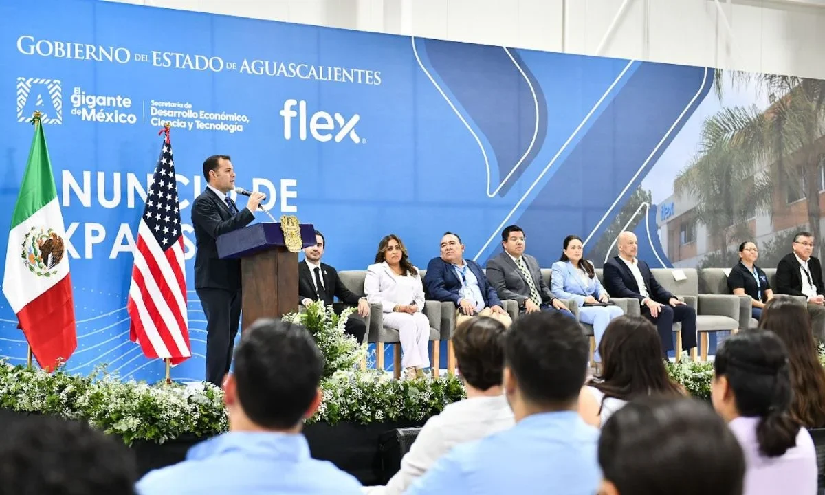 La gobernadora de Aguascalientes inauguró la expansión de Flex en la entidad, su actual plantilla de 5 mil empleados se incrementará.