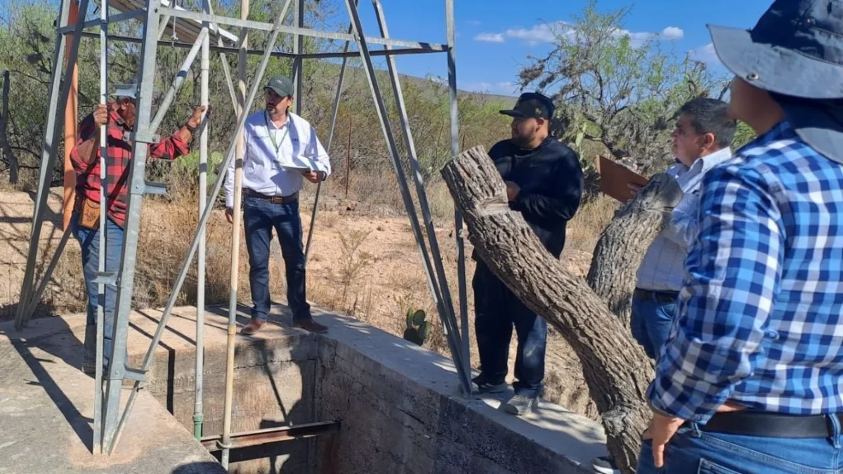 La Comisión Estatal del Agua desarrolla un proyecto para reactivar pozos en distintas localidades de Real de Catorce.