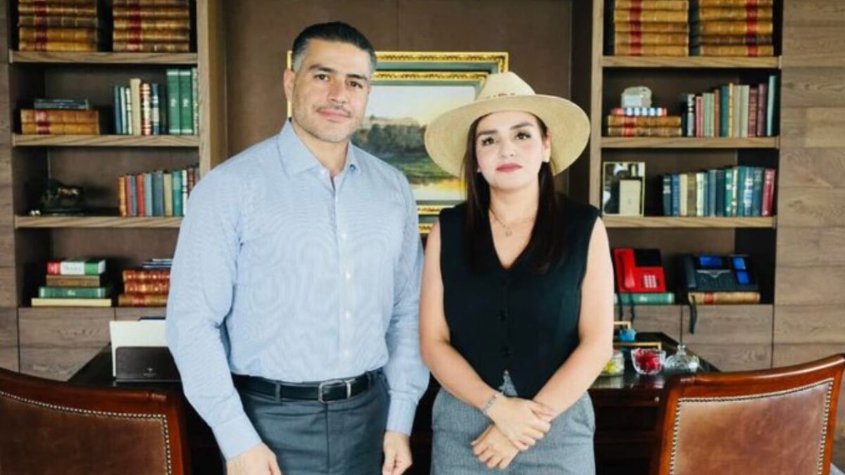 La alcaldesa de Uruapan, Grecia Quiroz, se reunió con el titular de la SSPC, García Harfuch, para dialogar sobre condiciones de seguridad.