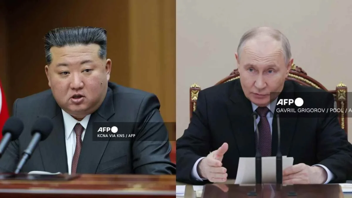 Kim Jong Un promete el apoyo 'inquebrantable' de Corea del Norte a Rusia.