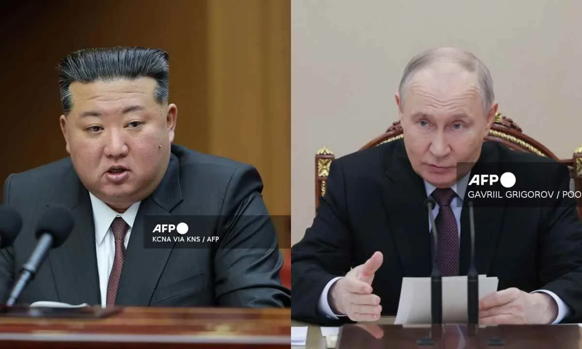 Kim Jong Un promete el apoyo 'inquebrantable' de Corea del Norte a Rusia.
