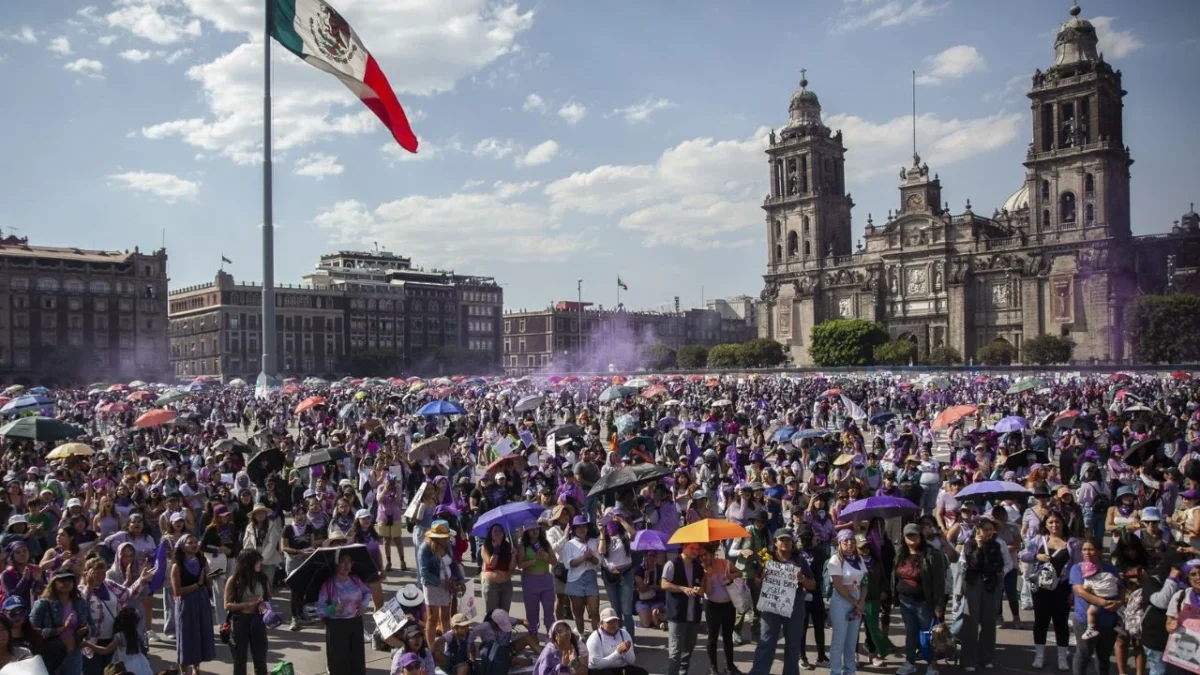 Colectivos feministas marcharán este 8 de marzo desde distintos puntos de Paseo de la Reforma hacia el Zócalo de la Ciudad de México