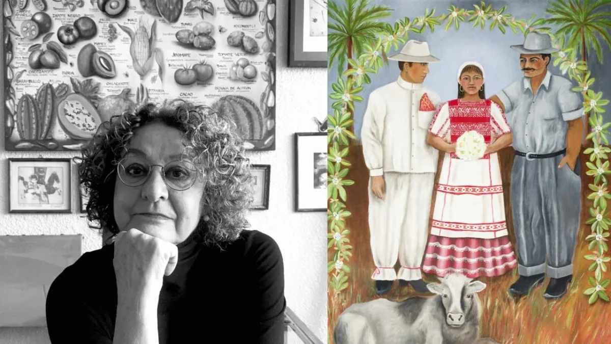 La artista Eugenia Marcos toma esta problemática para su exposición Niñas Vendidas & otros exvotos.
