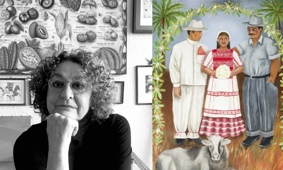 La artista Eugenia Marcos toma esta problemática para su exposición Niñas Vendidas & otros exvotos.