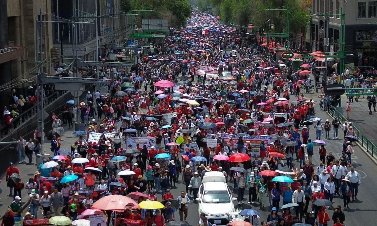La CNTE decidió retomar sus actividades de protesta en la CDMX con un paro nacional en busca de que se cumplan las demandas del magisterio.
