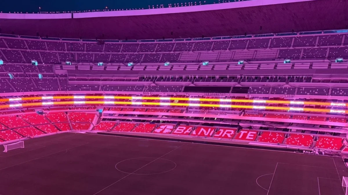 Grupo Ollamani informó que el Estadio Banorte superó pruebas de audio y video ‘en presencia de autoridades del futbol’.