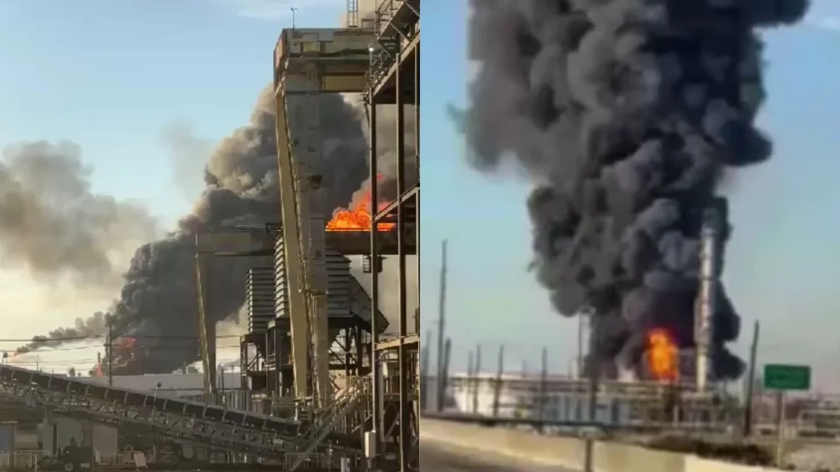 El Departamento de Bomberos de Port Arthur llamó a confinamiento a habitantes aledaños por el reporte de explosión en la refinería de Valero.