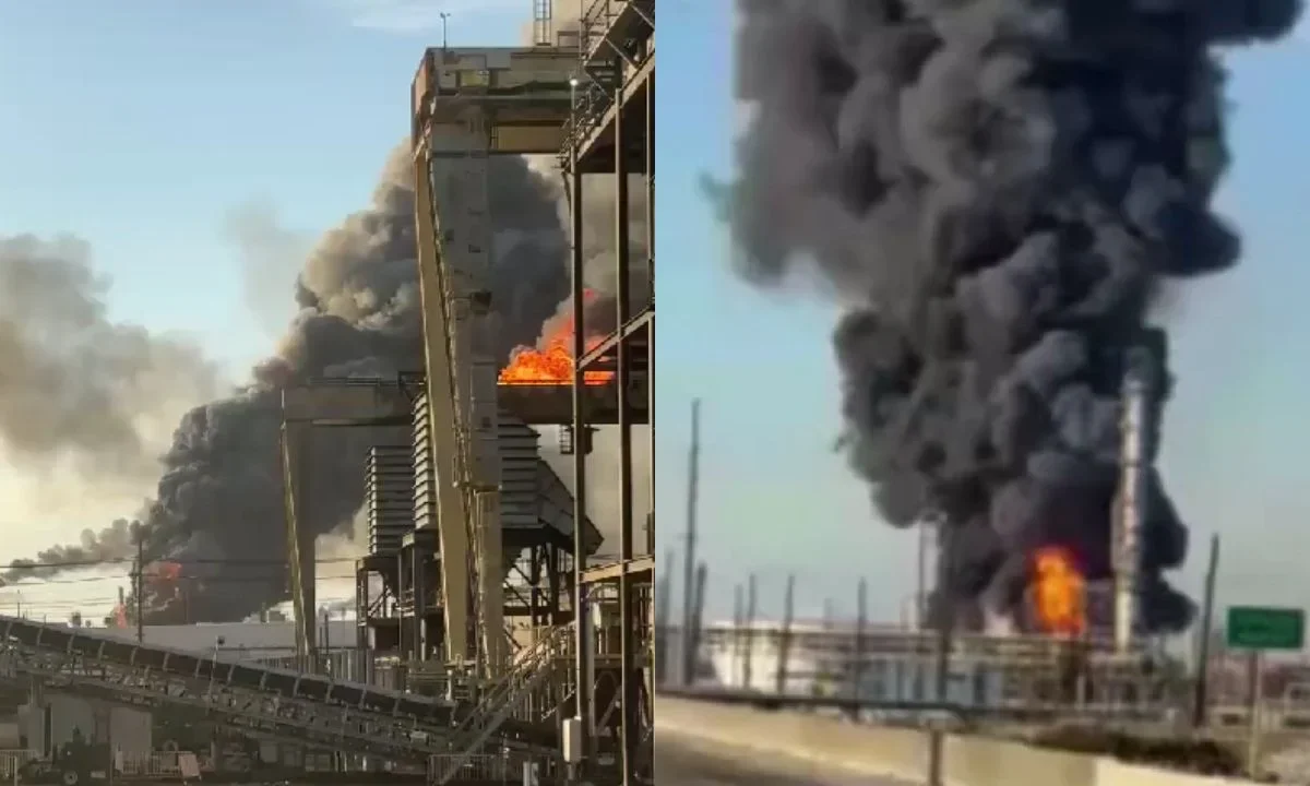 El Departamento de Bomberos de Port Arthur llamó a confinamiento a habitantes aledaños por el reporte de explosión en la refinería de Valero.