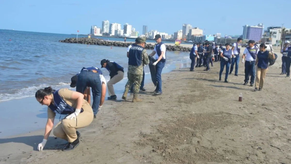 El Gobierno federal reporta control de la contaminación por hidrocarburos en el Golfo de México y asegura que las playas se mantienen limpias