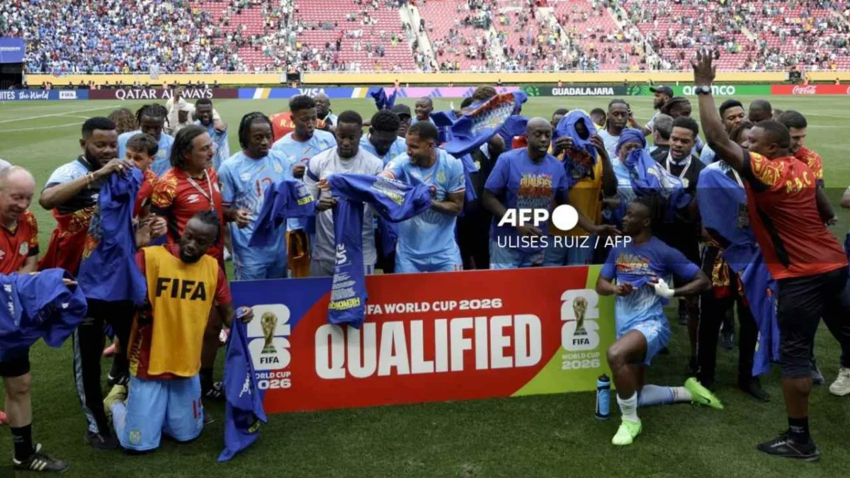 La República Democrática del Congo obtiene su boleto al Mundial 2026 tras vencer a Jamaica.