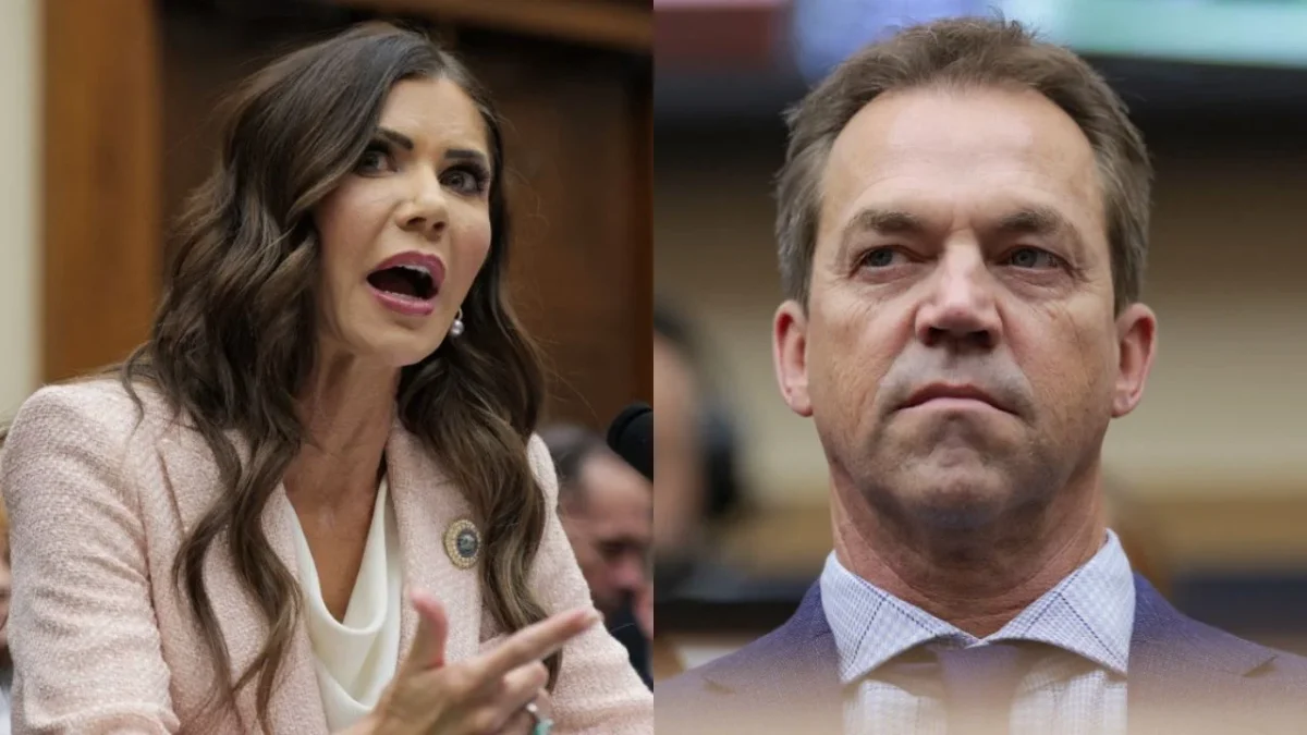Se revelaron polémicas fotos del esposo de Kristi Noem, exsecretaria del DHS, y Trump opinó sobre los hechos.