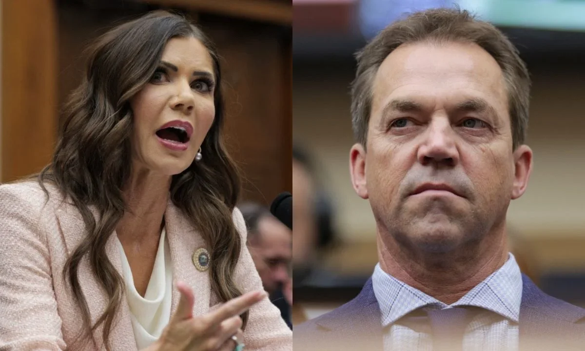 Se revelaron polémicas fotos del esposo de Kristi Noem, exsecretaria del DHS, y Trump opinó sobre los hechos.