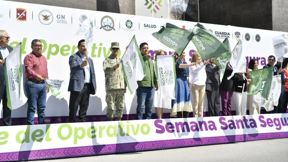 Ricardo Gallardo arrancó el operativo de Semana Santa Segura 2026, para garantizar la seguridad de los potosinos y visitantes.