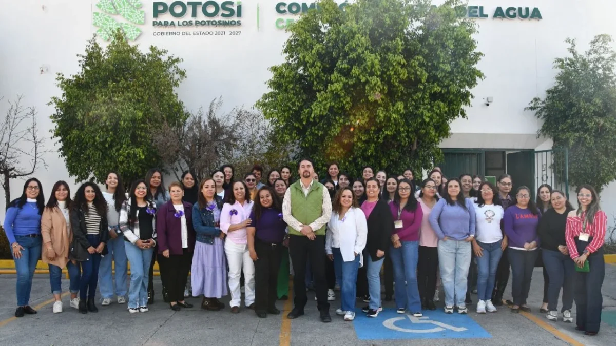 La Comisión Estatal del Agua reconoció la capacidad, compromiso y profesionalismo de las mujeres que la integran y que contribuyen al fortalecimiento del sector hídrico en San Luis Potosí.