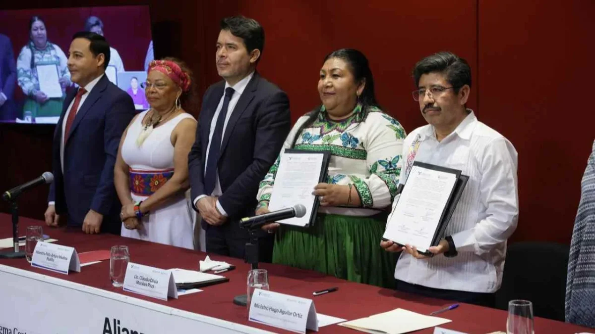 La SCJN y el Conapred firman convenio a favor de la justicia, la igualdad y la no discriminación.