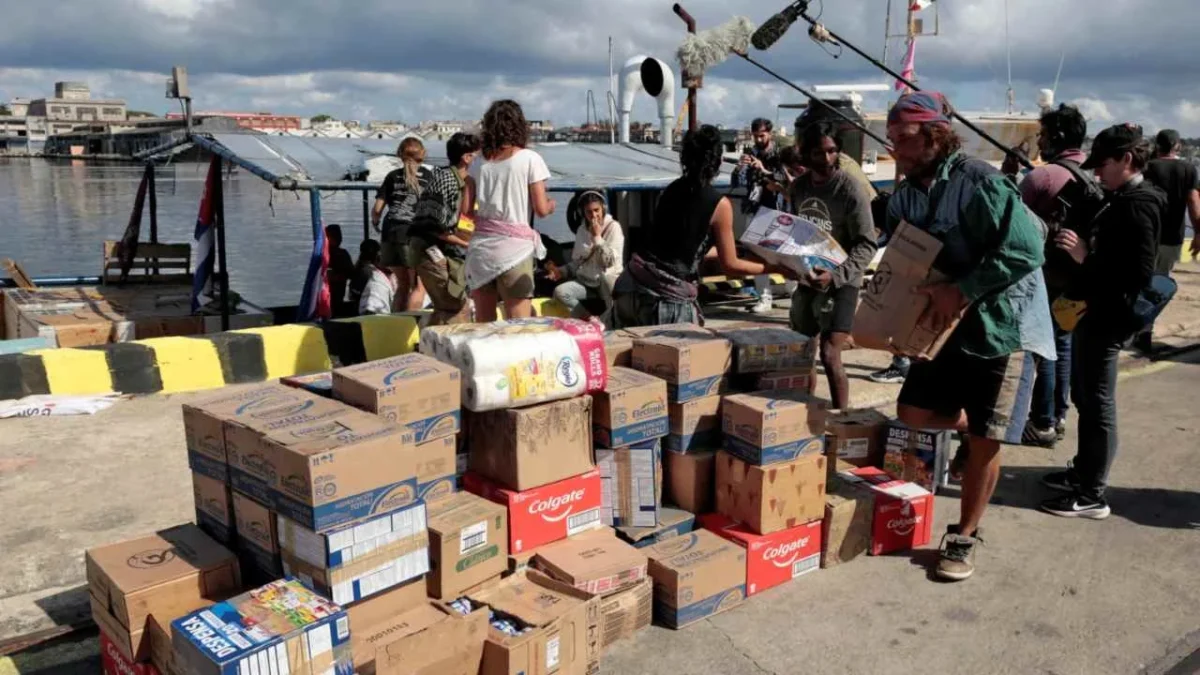 Semar busca dos embarcaciones desaparecidas que llevaban ayuda humanitaria hacia Cuba.