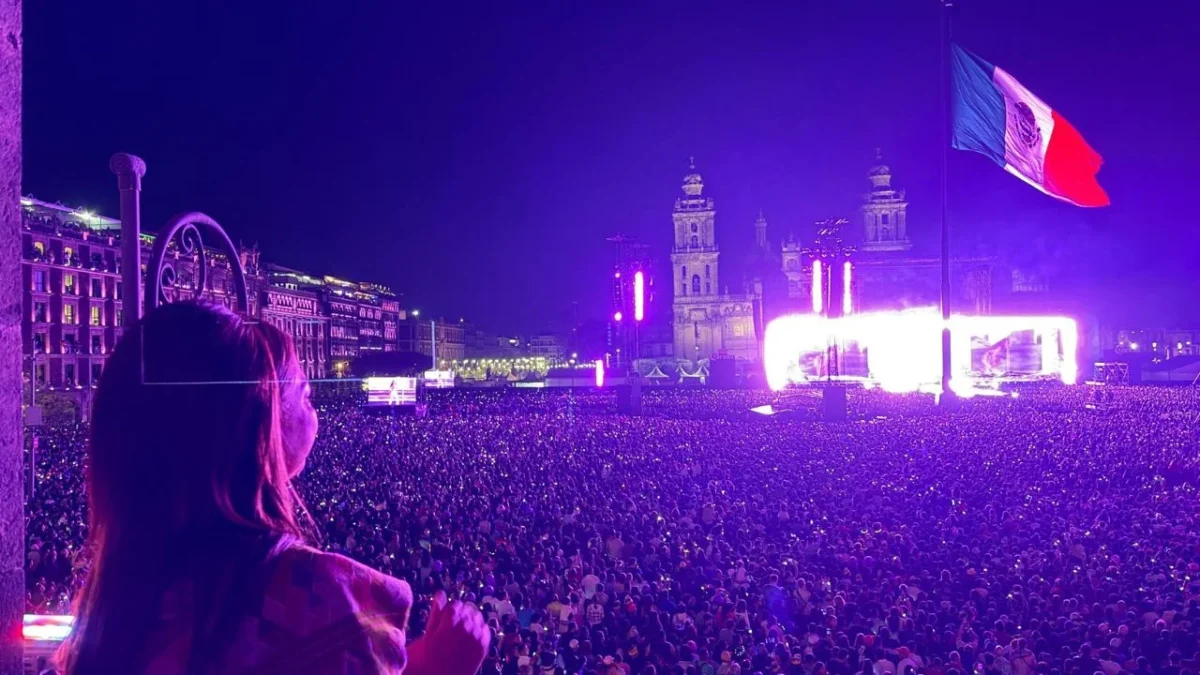 La presidenta Sheinbaum y la jefa de Gobierno capitalino, reaccionaron ante el concierto gratuito de Shakira en el Zócalo de la CDMX.