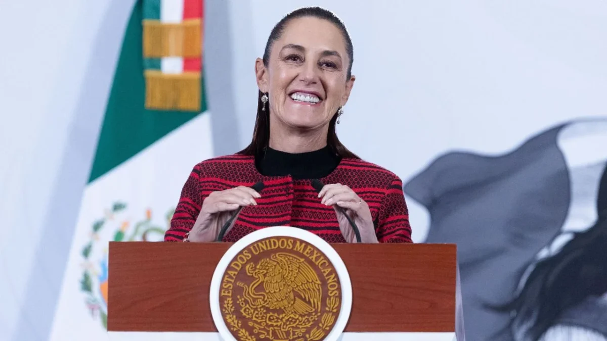 Claudia Sheinbaum en la Mañanera del Pueblo