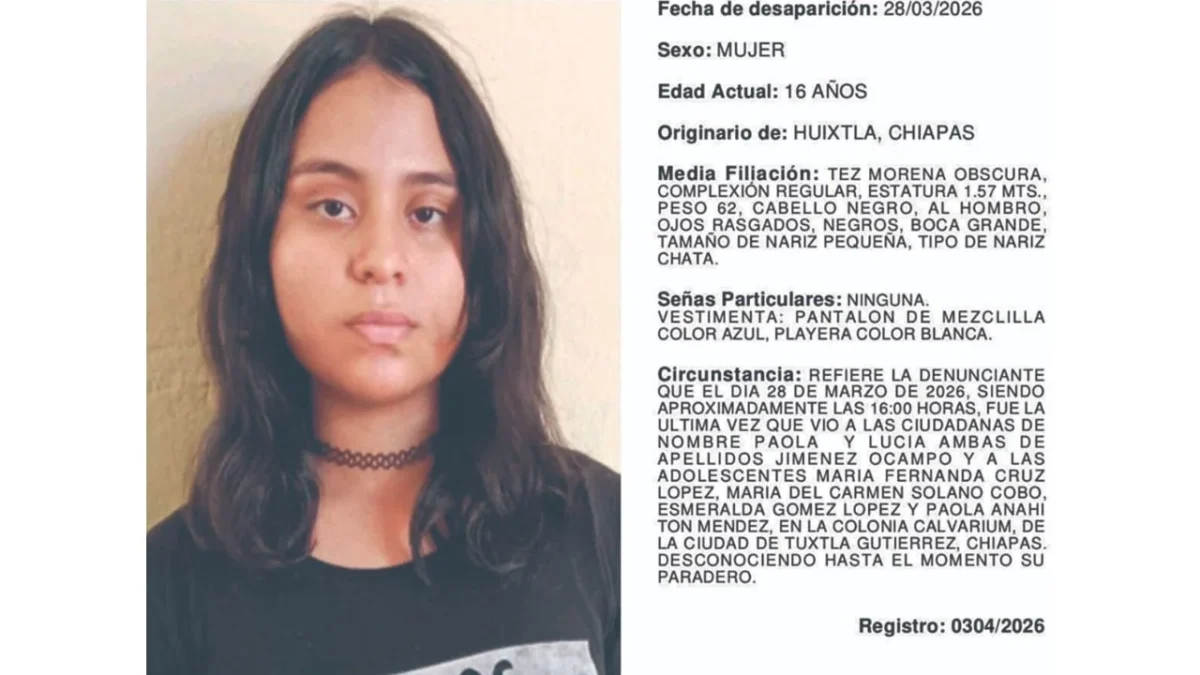 Se reportó la desaparición de 6 jóvenes que residían en la casa hogar 'Penetrando La Oscuridad', en Chiapas.
