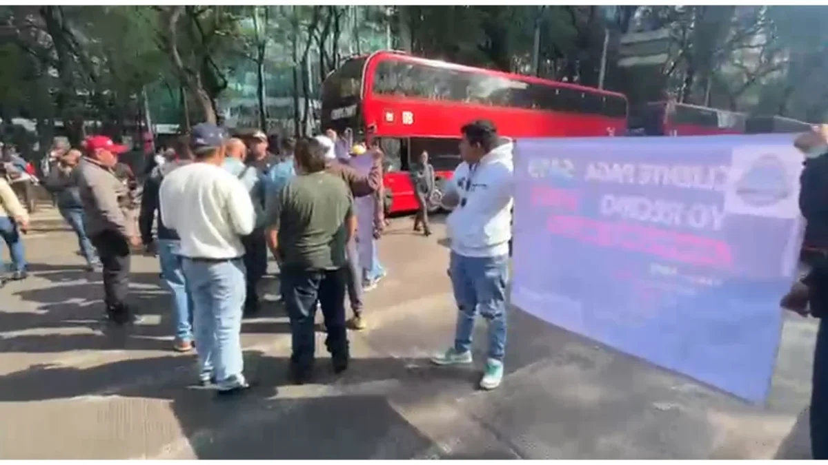 Foto: Miguel Martínez Corona | El bloqueo es en la avenida Paseo de la Reforma