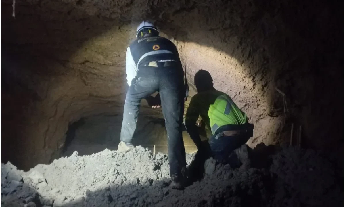 Foto: Quadratín / Protección Civil y Protección Ciudadana han hecho labores para rescatar a los mineros