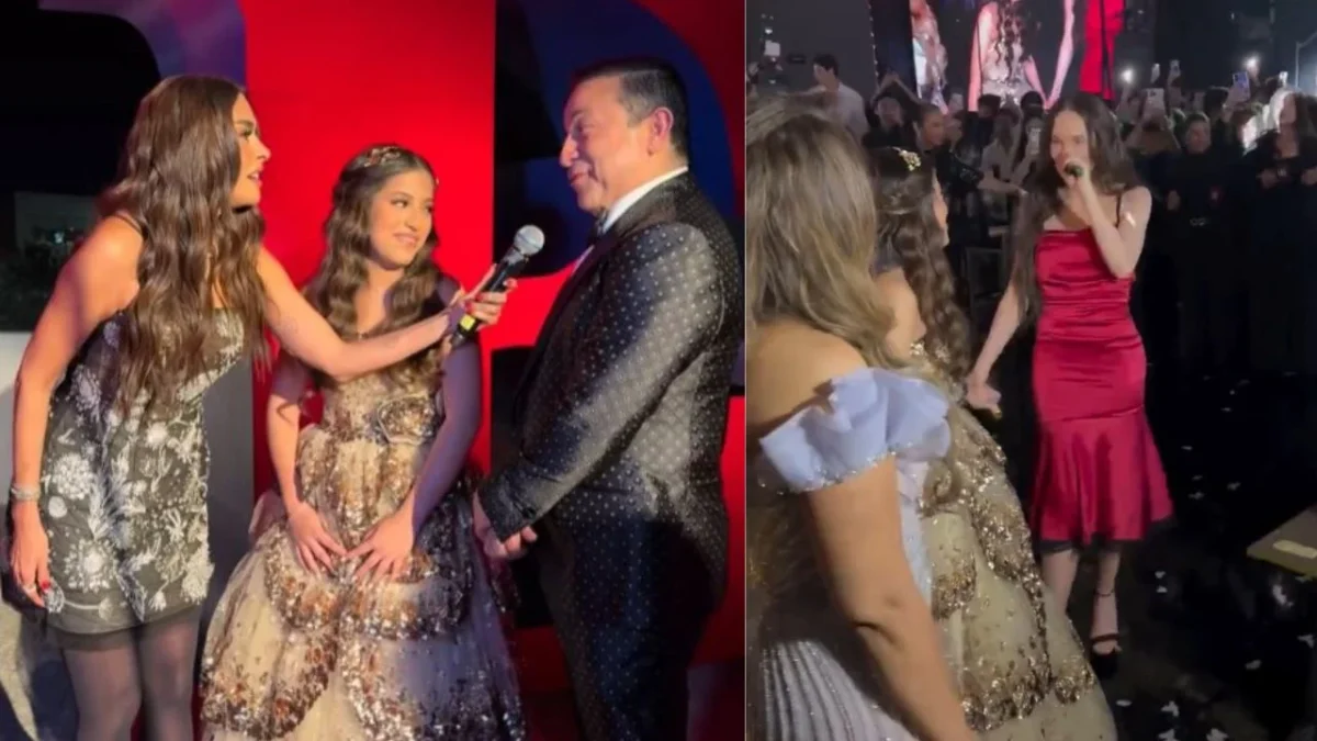VIDEO: Belinda, Xavi y J Balvin asisten a XV años en Tabasco