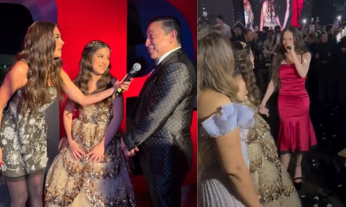 VIDEO: Belinda, Xavi y J Balvin asisten a XV años en Tabasco