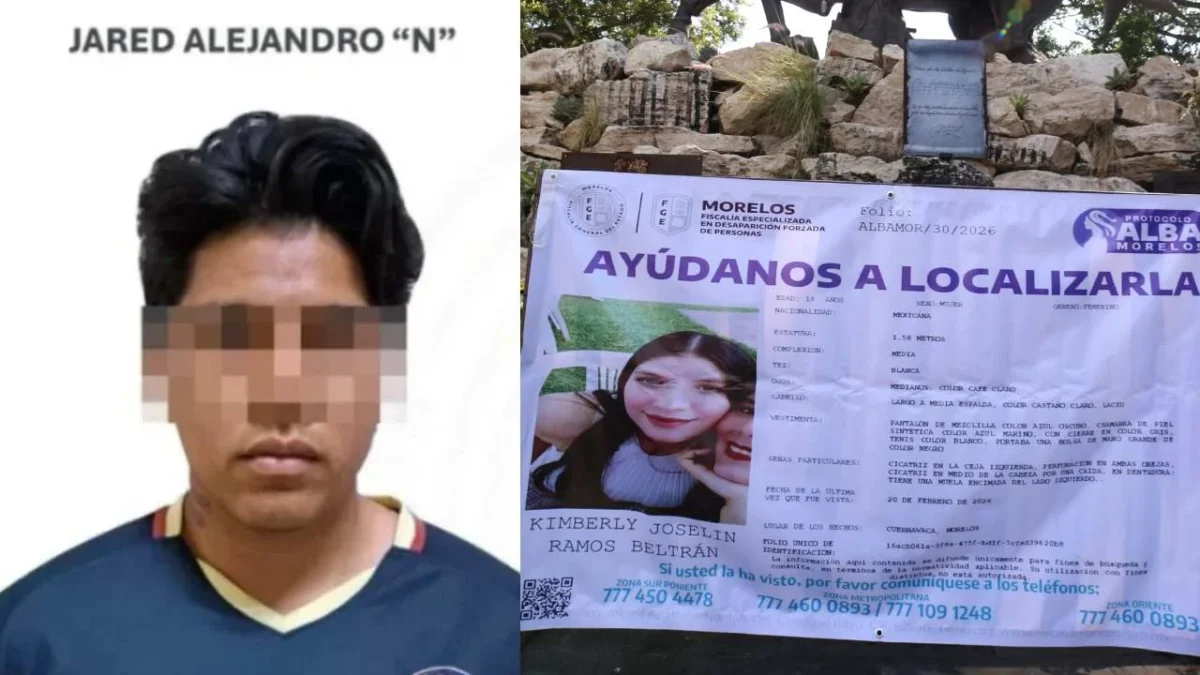 Vinculan a proceso a Jared Alejandro "N", señalado por la desaparición de Kimberly Ramos.