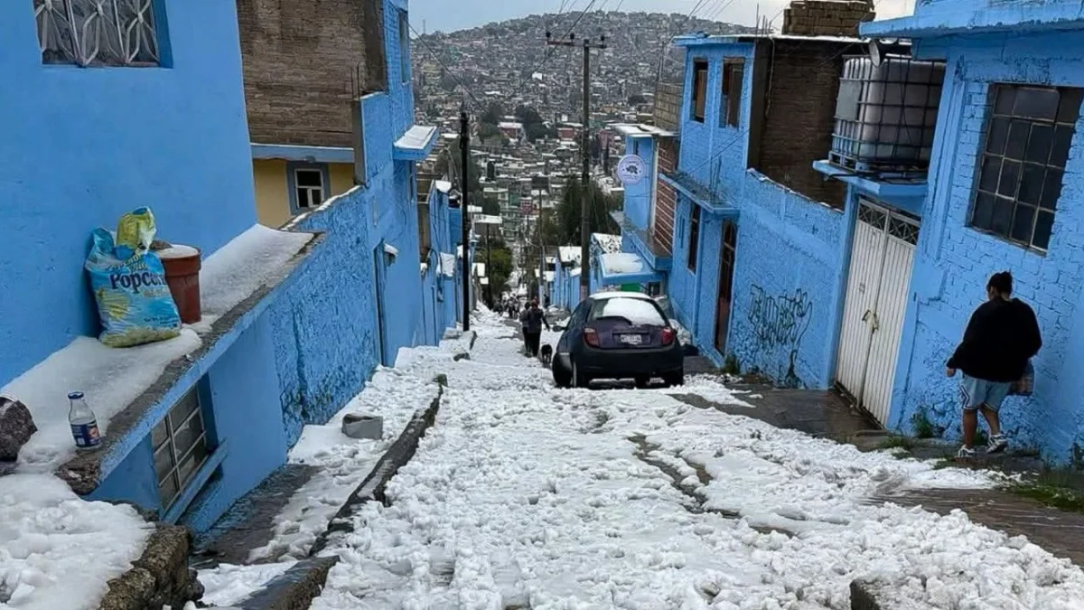 CDMX con alerta amarilla en 11 alcaldías por caída de granizo