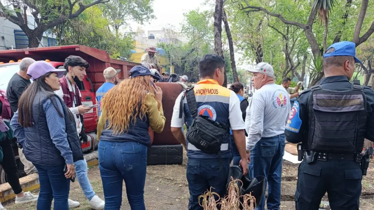 Continúa atención a personas en situación de calle y retiro de basura en la Cuauhtémoc