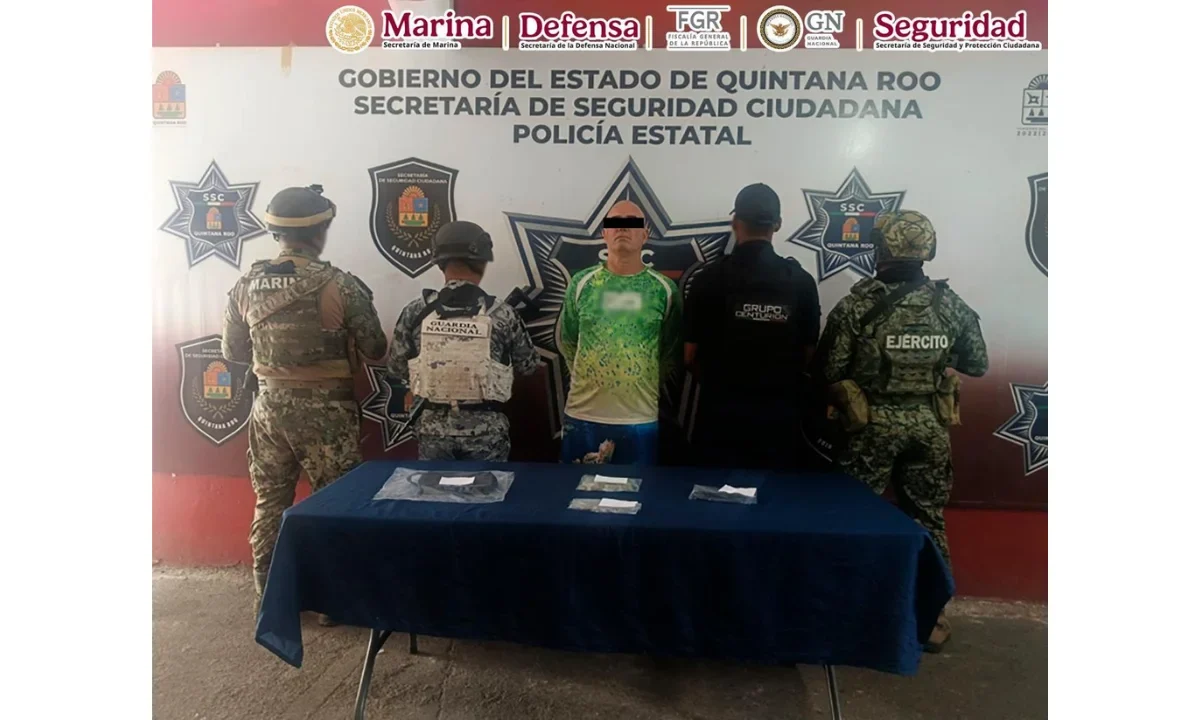 Foto: Especial / Fuerzas Federales detuvieron en Quintana Roo a Remigio Valdez Lao, alias el “Milo“