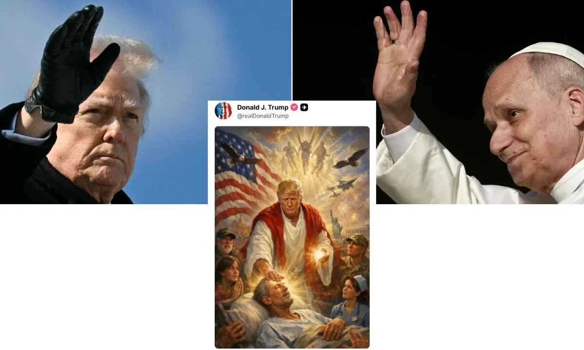 Entre Jesús y el Papa, Trump pierde a sus fieles