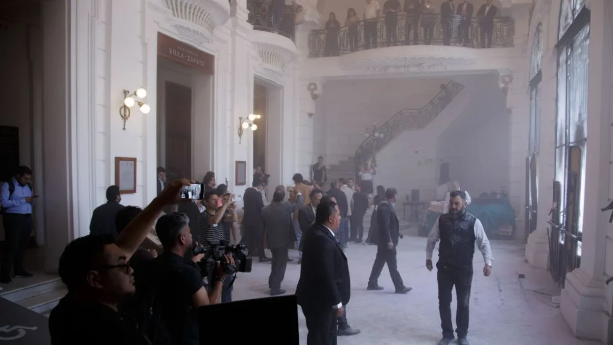 GPMorena rechaza violencia en manifestación en Congreso CDMX