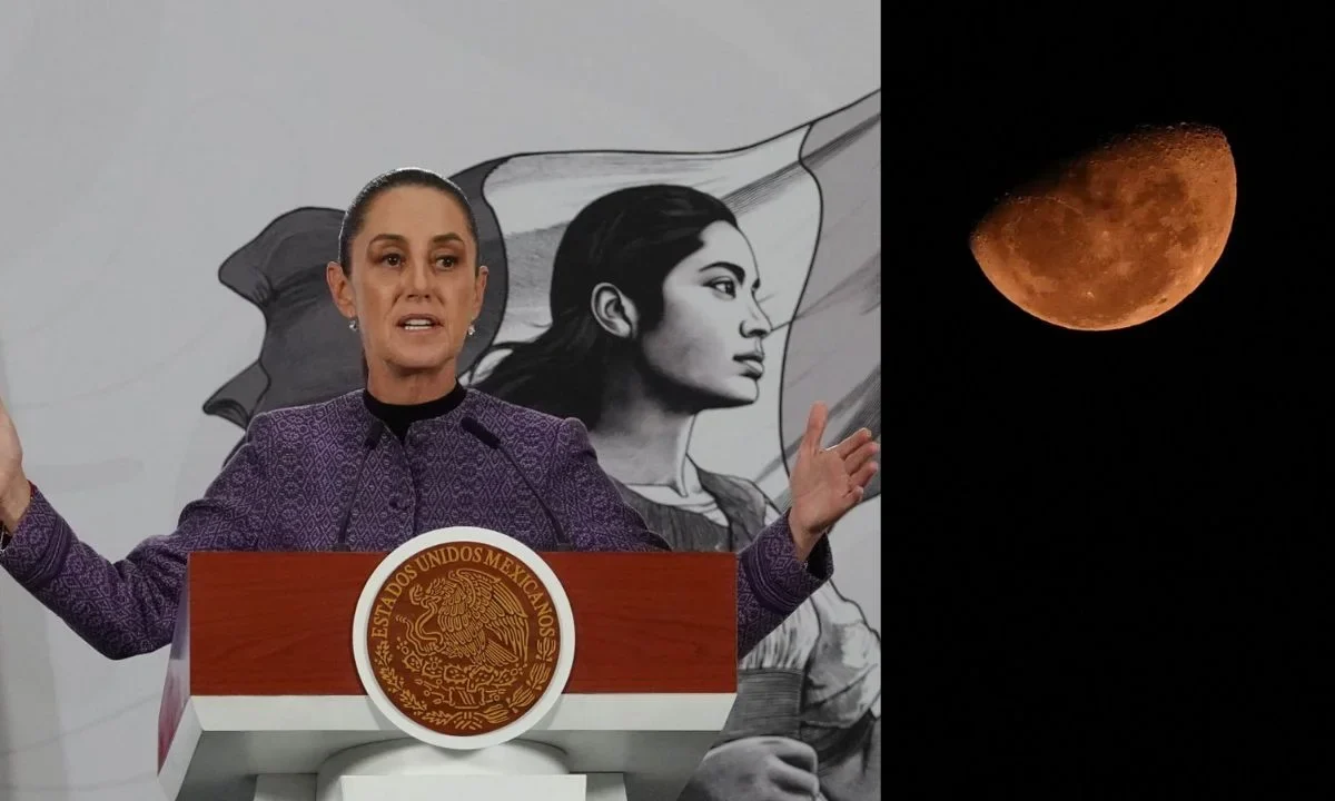 Sheinbaum califica como 'algo extraordinario' las imágenes de la Tierra y la Luna de Artemis II