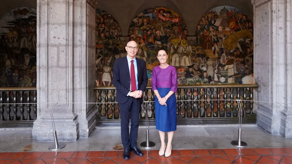 Sheinbaum y Volker Türk acuerdan colaboración en Derechos Humanos