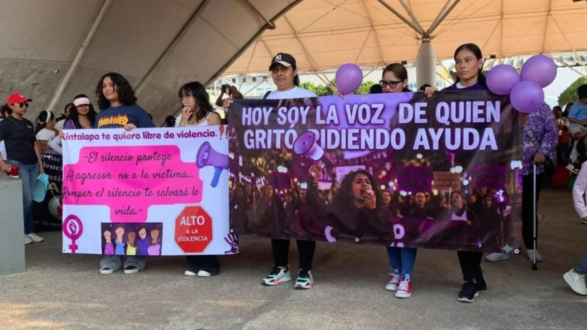 Manifestantes en Chiapas alzaron la voz para exigir a las autoridades una respuesta contundente y con enfoque de género sobre el caso de Ana Luisa N.