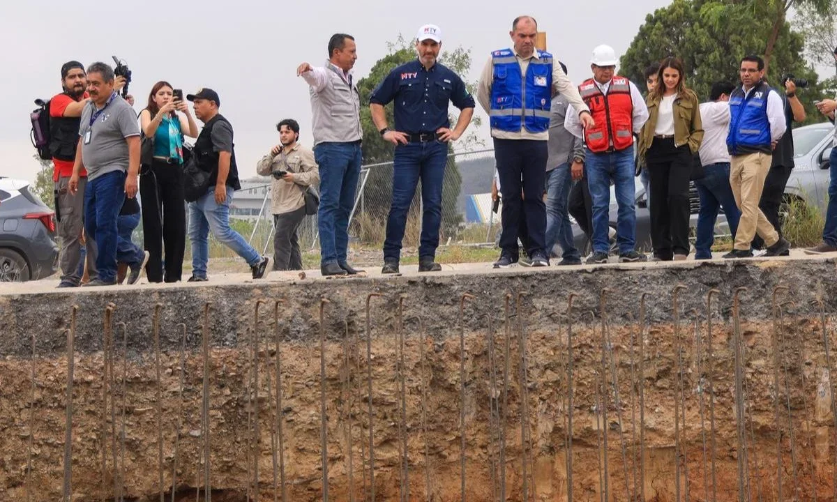 El alcalde de Monterrey, Adrián de la Garza, destacó la importancia de esta obras para toda la comunidad; así avanza.