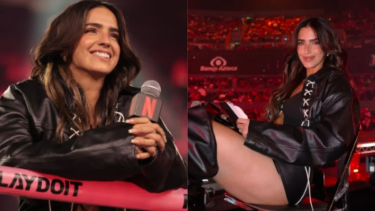 ¿Error de novata? Bárbara de Regil debutó como conductora en Supernova Génesis, pero confundió a Jimmy Lennon Jr con el cantante John Lennon.