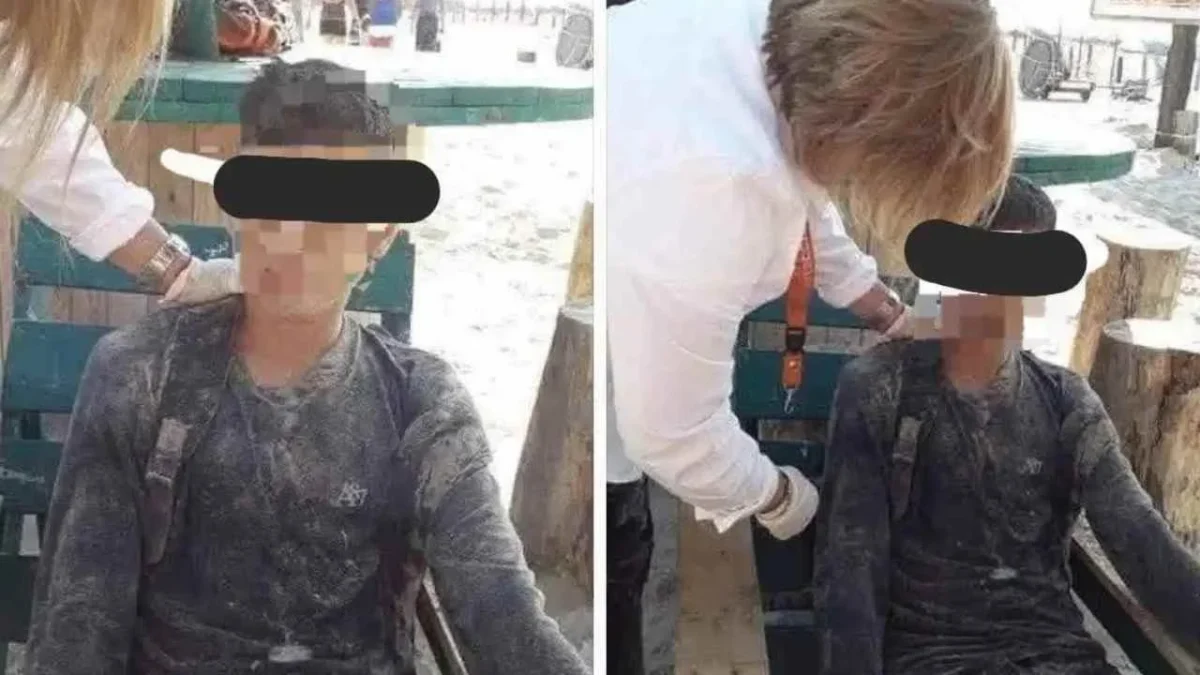 El hermano menor se dio cuenta de la ausencia de su familiar, por lo que el padre tuvo que volver por su hijo a las playas de Guayabitos.