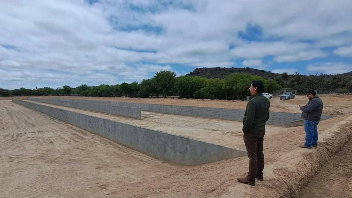 Comisión Estatal del Agua supervisó el avance en la construcción de la Planta de Tratamiento de Aguas Residuales en Villa Hidalgo.