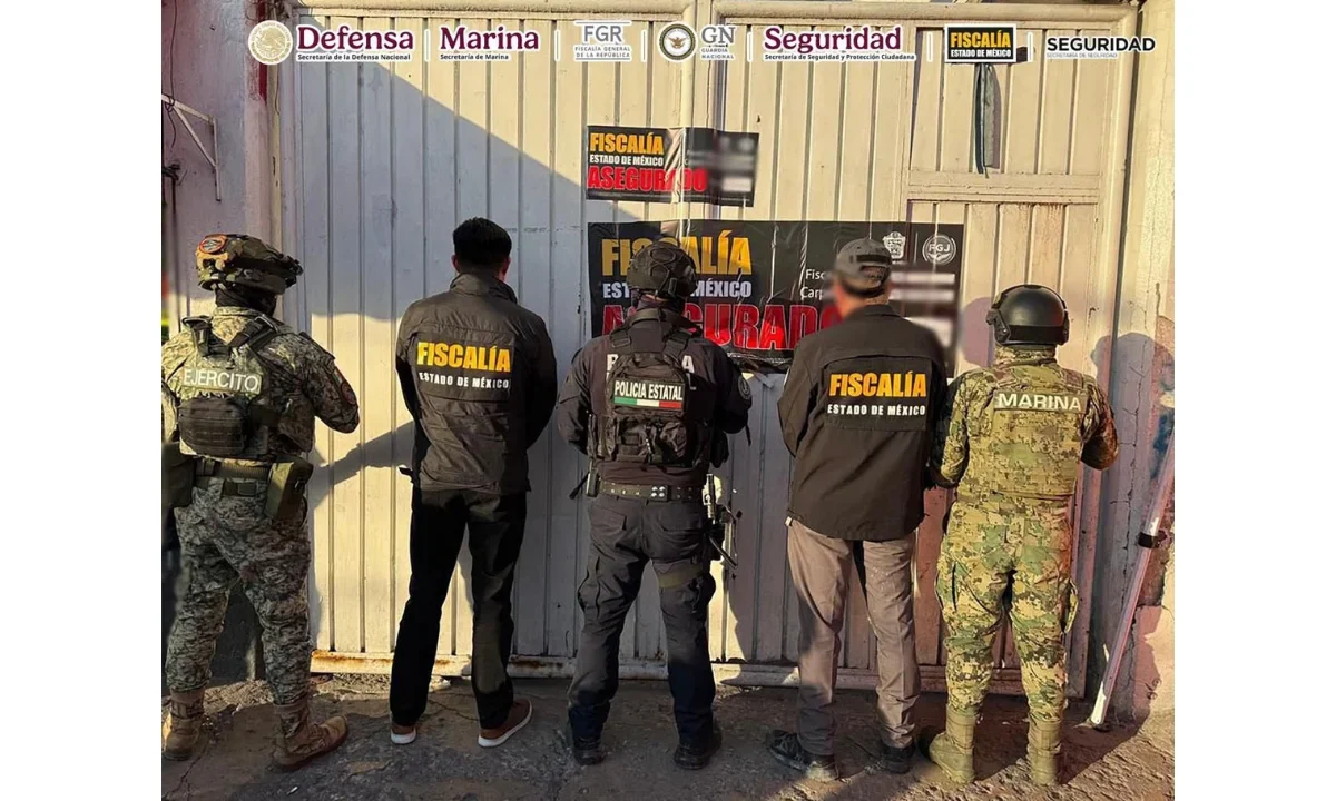 Foto: Gabinete de Seguridad / Operativo "Desconexión" en Edomex