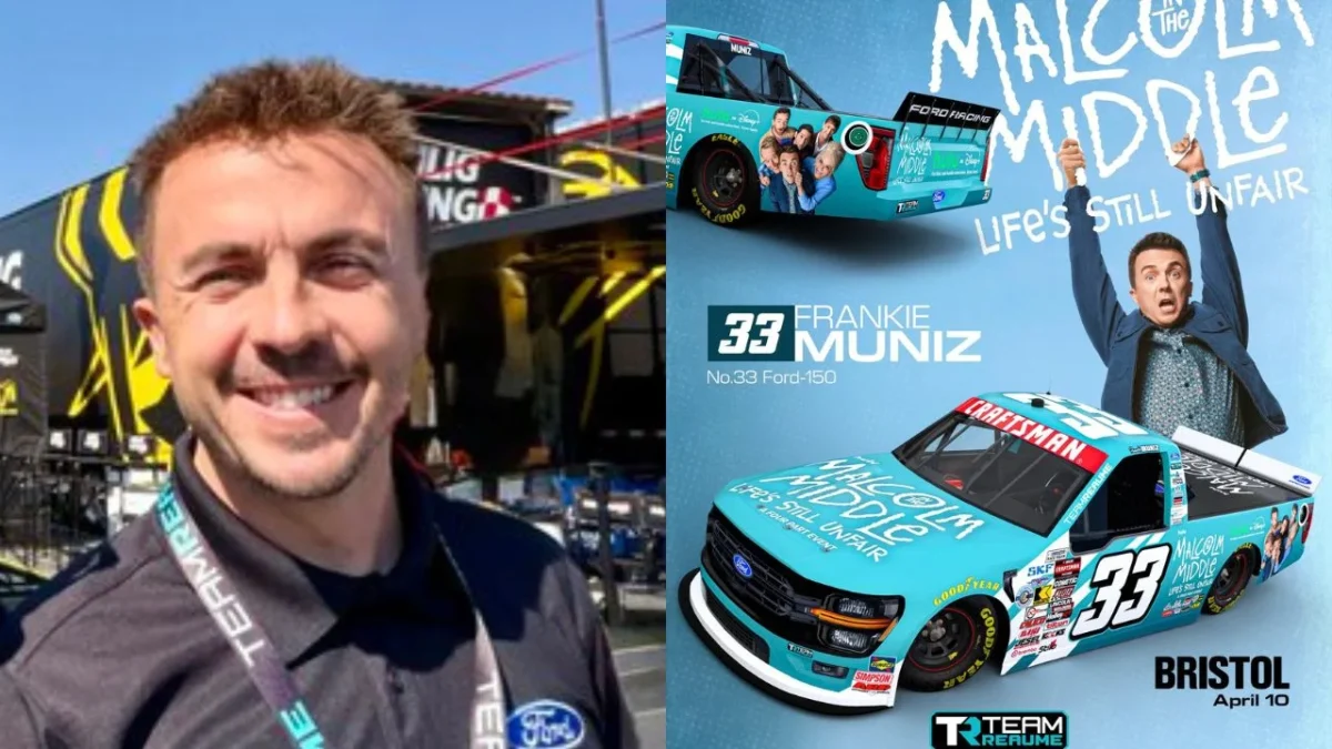 Mientras el viernes se estrenó la nueva serie de Malcolm, Frankie Muniz sufrió un accidente en carrera Nascar.