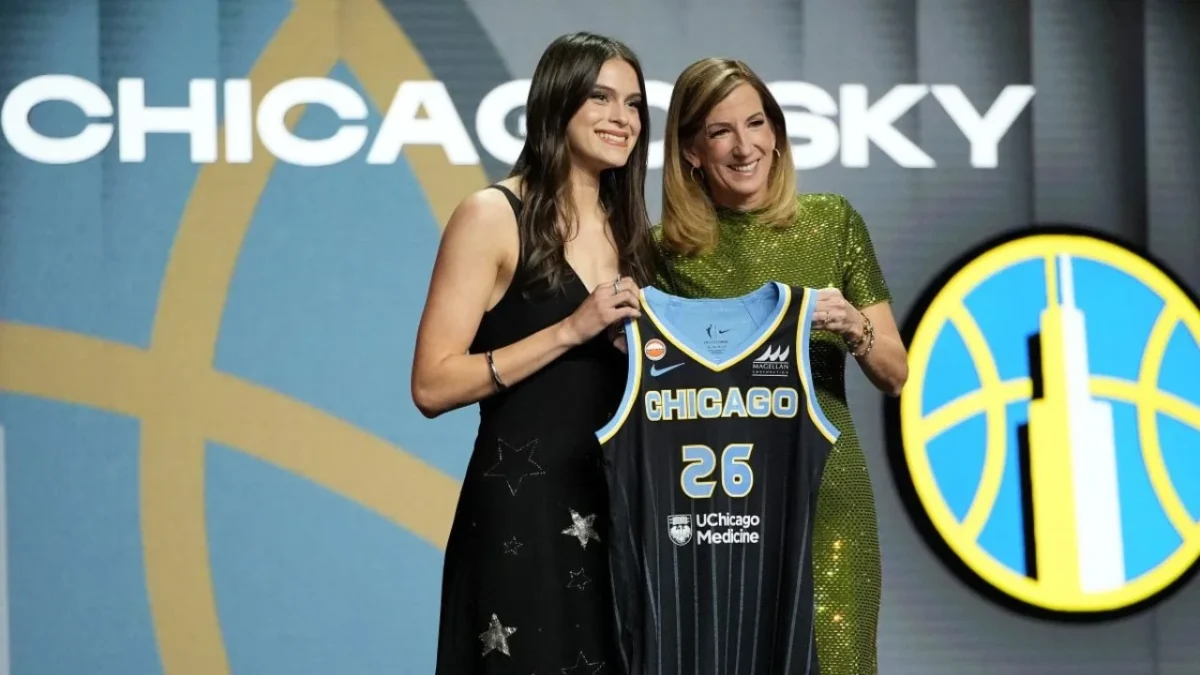 La mexicana Gabriela Jaquez fue seleccionada por el equipo de Chicago Sky en el Pick 5 de la primera ronda del draft de la WNBA 2026.