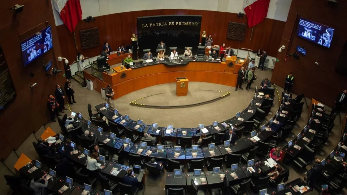 Senado guarda minuto de silencio por los agentes de la Agencia de Investigación de Chihuahua y de la CIA fallecidos en un accidente.  