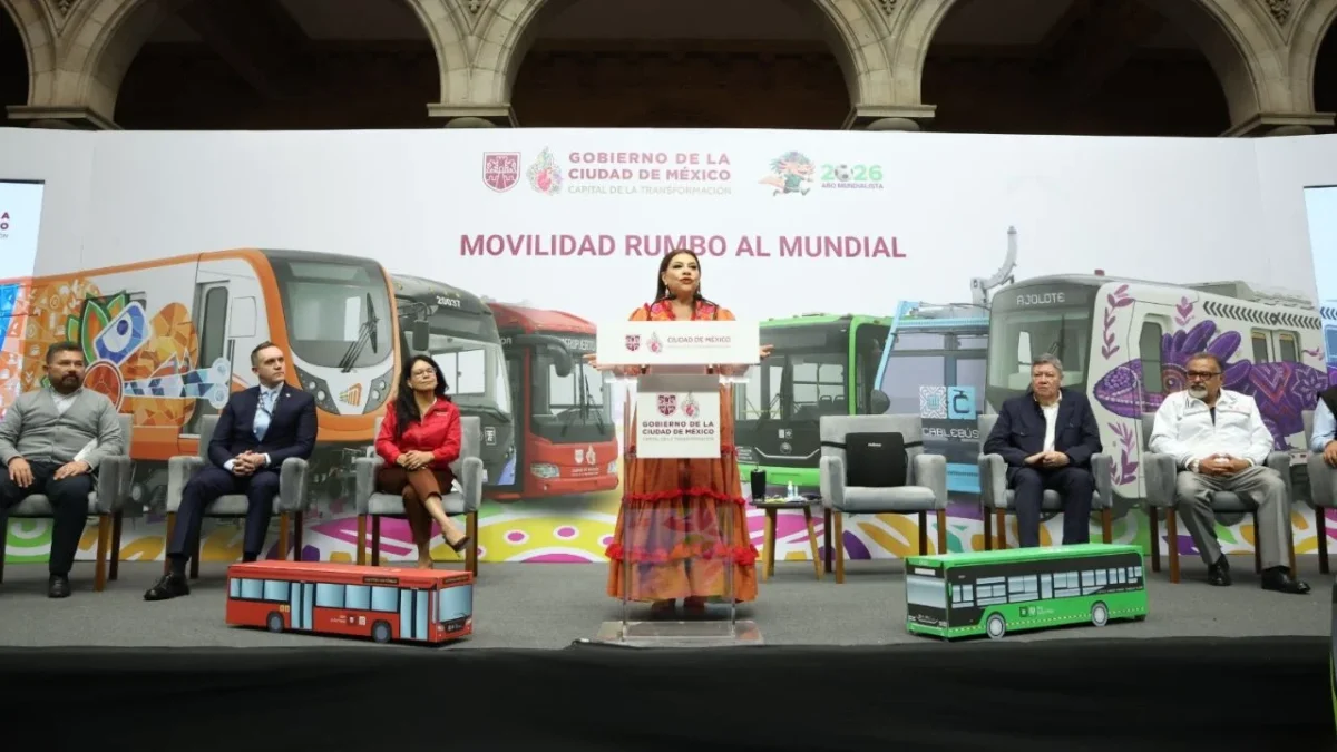 Con una inversión de más de 5 mil mdp, el Gobierno CDMX presentó el Plan de Movilidad rumbo al Mundial de Futbol 2026.