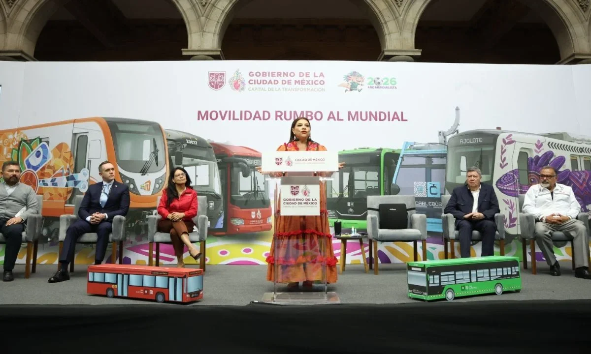 Con una inversión de más de 5 mil mdp, el Gobierno CDMX presentó el Plan de Movilidad rumbo al Mundial de Futbol 2026.