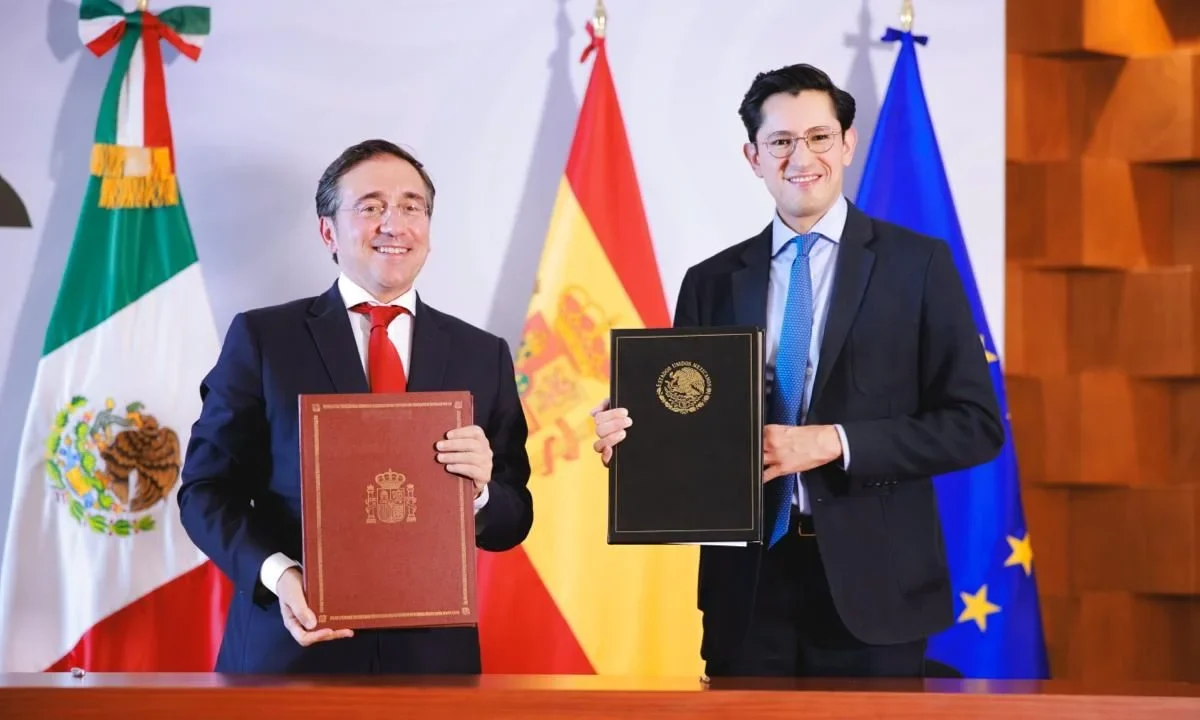 El canciller Roberto Velasco aseguró que México y España reconocen sus diferencias con madurez y apuestan por la prosperidad compartida.