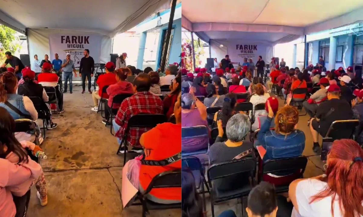 El representante de Morena, Faruk Miguel, encabezó recorridos en la Colonia Ajusco, Coyoacán, para informar sobre los ejes de la 4T.