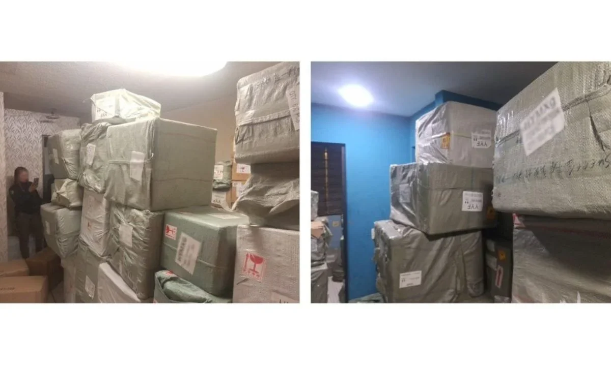 La SSC decomisó más de 79 toneladas de mercancía extranjera sin documentación durante un operativo en el Centro Histórico, en la alcaldía Cuauhtémoc.